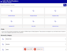 Tablet Screenshot of jukkiliftsandescalators.com